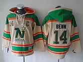 Dallas Stars #14 Jamie Benn Cream Stitched Hoodie,baseball caps,new era cap wholesale,wholesale hats
