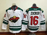 Minnesota Wilds #16 Jason Zucker White Jerseys,baseball caps,new era cap wholesale,wholesale hats