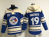 Toronto Blue Jays #19 Jose Bautista Blue Stitched Hoodie,baseball caps,new era cap wholesale,wholesale hats