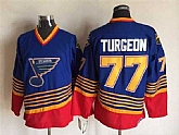 St. Louis Blues #77 Turgeon Blue-Red CCM Throwback Jerseys,baseball caps,new era cap wholesale,wholesale hats
