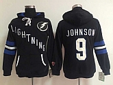 Womens Tampa Bay Lightning #9 Tyler Johnson Black Stitched Hoodie,baseball caps,new era cap wholesale,wholesale hats