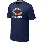 Men's Chicago Bears Nike Cardinal Facility T-Shirt D.Blue,baseball caps,new era cap wholesale,wholesale hats