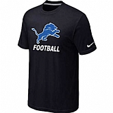 Men's Detroit Lions Nike Cardinal Facility T-Shirt Black,baseball caps,new era cap wholesale,wholesale hats