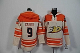 Anaheim Ducks #9 Paul Kariya Cream Stitched Hoodie,baseball caps,new era cap wholesale,wholesale hats