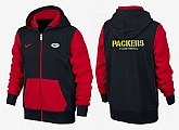 Men Green Bay Packers 2015 Team Logo Full Zip NFL Hoodie (2),baseball caps,new era cap wholesale,wholesale hats