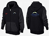 Men San Diego Chargers 2015 Team Logo Full Zip NFL Hoodie (1),baseball caps,new era cap wholesale,wholesale hats