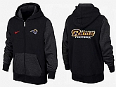 Men St. Louis Rams 2015 Team Logo Full Zip NFL Hoodie (1),baseball caps,new era cap wholesale,wholesale hats