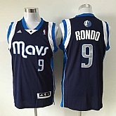 Dallas Mavericks #9 Rajon Rondo Navy Blue Stitched Jerseys,baseball caps,new era cap wholesale,wholesale hats