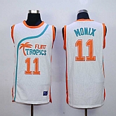 Flint Tropics Semi Pro Movie #11 ED Monix White Jerseys,baseball caps,new era cap wholesale,wholesale hats