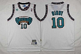 Memphis Grizzlies #10 Mike Bibby Hardwood Classics White Throwback Swingman Jerseys,baseball caps,new era cap wholesale,wholesale hats