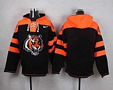 Men Nike Cincinnati Bengals Customized Black Stitched NFL Hoodie,baseball caps,new era cap wholesale,wholesale hats
