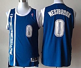 Oklahoma City Thunder #0 Russell Westbrook Blue Revolution 30 Swingman NBA Jerseys,baseball caps,new era cap wholesale,wholesale hats