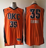 Oklahoma City Thunder #35 Kevin Durant Orange Alternate Stitched Jerseys,baseball caps,new era cap wholesale,wholesale hats