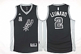 San Antonio Spurs #2 Kawhi Leonard Black New Road Stitched Jerseys,baseball caps,new era cap wholesale,wholesale hats