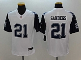 Nike Limited Dallas Cowboys #21 Deion Sanders White Men's 2016 Rush Stitched NFL Jersey,baseball caps,new era cap wholesale,wholesale hats