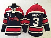 Atlanta Braves #3 Dale Murphy Navy Blue Stitched MLB Hoodie,baseball caps,new era cap wholesale,wholesale hats