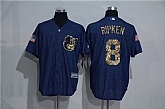 Baltimore Orioles #8 Cal Ripken Denim Blue Camo Stitched Baseball Jersey,baseball caps,new era cap wholesale,wholesale hats