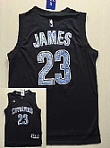 Cleveland Cavaliers #23 LeBron James Black Diamond Fashion Stitched NBA Jersey,baseball caps,new era cap wholesale,wholesale hats