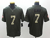 Nike Limited Denver Broncos #7 John Elway Green Men's Salute To Service Stitched Jersey,baseball caps,new era cap wholesale,wholesale hats