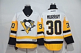 Pittsburgh Penguins #30 Murray CCM Throwback White-Yellow Jerseys,baseball caps,new era cap wholesale,wholesale hats