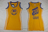 Women Golden State Warriors #30 Stephen Curry Throwback The City Yellow Stitched Jersey,baseball caps,new era cap wholesale,wholesale hats