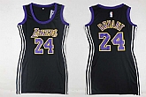 Women Los Angeles Lakers #24 Kobe Bryant Black Swingman Stitched Jersey,baseball caps,new era cap wholesale,wholesale hats