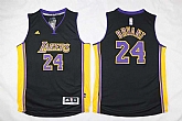 Youth Los Angeles Lakers #24 Kobe Bryant Black Swingman Stitched Jersey,baseball caps,new era cap wholesale,wholesale hats