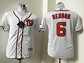 Youth Washington Nationals #6 Anthony Rendon White New Cool Base Stitched Baseball Jersey,baseball caps,new era cap wholesale,wholesale hats