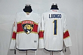 Florida Panthers #1 Roberto Luongo 2016 White Stitched NHL Jersey,baseball caps,new era cap wholesale,wholesale hats