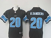 Nike Limited Detroit Lions #20 Barry Sanders Black Men's Rush Stitched Jersey,baseball caps,new era cap wholesale,wholesale hats