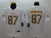 Nike Limited New England Patriots #87 Rob Gronkowski Salute To Service White Stitched Jersey,baseball caps,new era cap wholesale,wholesale hats