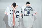 Chicago Cubs #12 Kyle Schwarber  Men's White Stitched MLB Jersey,baseball caps,new era cap wholesale,wholesale hats