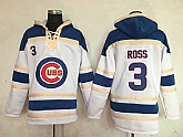 Chicago Cubs #3 Ross White Sawyer Hooded Sweatshirt Baseball Stitched Hoodie,baseball caps,new era cap wholesale,wholesale hats