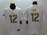 Nike Limited Indianapolis Colts #12 Andrew Luck White Salute To Service Stitched Jersey,baseball caps,new era cap wholesale,wholesale hats