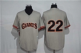San Francisco Giants #22 Will Clark Mitchell And Ness Gray Pullover Stitched Jersey,baseball caps,new era cap wholesale,wholesale hats