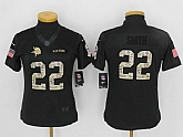 Women Limited Nike Minnesota Vikings #22 Harrison Smith Anthracite Salute To Service Stitched Jersey,baseball caps,new era cap wholesale,wholesale hats