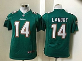 Youth Nike Miami Dolphins #14 Jarvis Landry Green Team Color Stitched Game Jersey,baseball caps,new era cap wholesale,wholesale hats