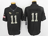 Nike Arizona Cardinals #11 Larry Fitzgerald Anthracite Salute To Service Men's Stitched Limited Jersey,baseball caps,new era cap wholesale,wholesale hats