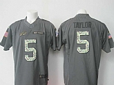 Nike Buffalo Bills #5 Taylor Anthracite Salute To Service Men's Stitched Limited Jersey,baseball caps,new era cap wholesale,wholesale hats