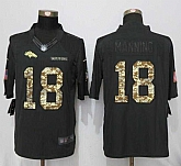 Nike Denver Broncos #18 Peyton Manning Anthracite Salute To Service Men's Stitched Limited Jersey,baseball caps,new era cap wholesale,wholesale hats