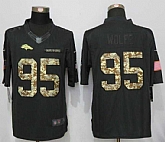 Nike Denver Broncos #95 Derek Wolfe Anthracite Salute To Service Men's Stitched Limited Jersey,baseball caps,new era cap wholesale,wholesale hats