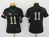 Women Nike Limited Arizona Cardinals #11 Larry Fitzgerald Anthracite Salute To Service Stitched Jersey,baseball caps,new era cap wholesale,wholesale hats