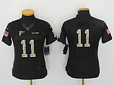 Women Nike Limited Atlanta Falcons #11 Julio Jones Anthracite Salute To Service Stitched Jersey,baseball caps,new era cap wholesale,wholesale hats