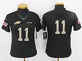 Women Nike Limited Philadelphia Eagles #11 Carson Wentz Anthracite Salute To Service Stitched Jersey,baseball caps,new era cap wholesale,wholesale hats
