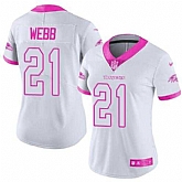 Glued Women Nike Baltimore Ravens #21 Lardarius Webb White Pink Rush Limited Jersey,baseball caps,new era cap wholesale,wholesale hats