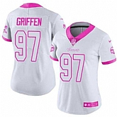 Glued Women Nike Minnesota Vikings #97 Everson Griffen White Pink Rush Limited Jersey,baseball caps,new era cap wholesale,wholesale hats