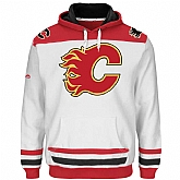 Calgary Flames Blank (No Name & Number) White Stitched NHL Hoodie WanKe,baseball caps,new era cap wholesale,wholesale hats