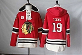 Chicago Blackhawks #19 Jonathan Toews Red Stitched NHL Pullover Hoodie,baseball caps,new era cap wholesale,wholesale hats