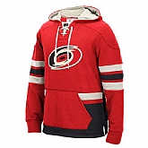 Customized Men's Carolina Hurricanes Any Name & Number Red-Black Stitched Hoodie,baseball caps,new era cap wholesale,wholesale hats