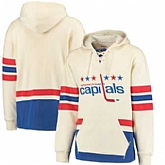 Customized Men's Washington Capitals Any Name & Number Cream Stitched Hoodie,baseball caps,new era cap wholesale,wholesale hats